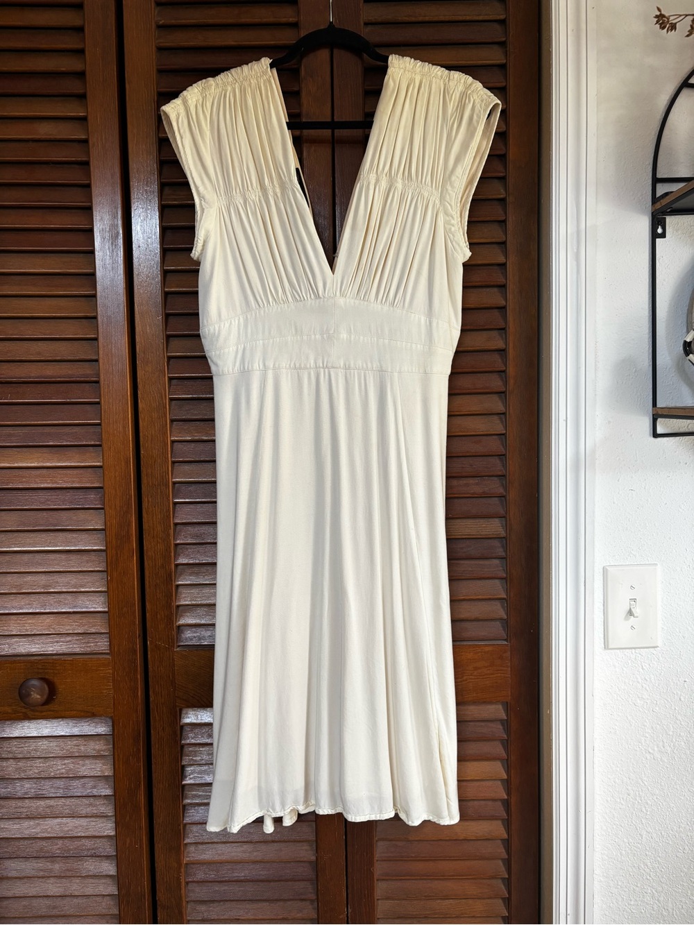 Trashy Diva 1940s Inspired Dress in Cream Size 12
